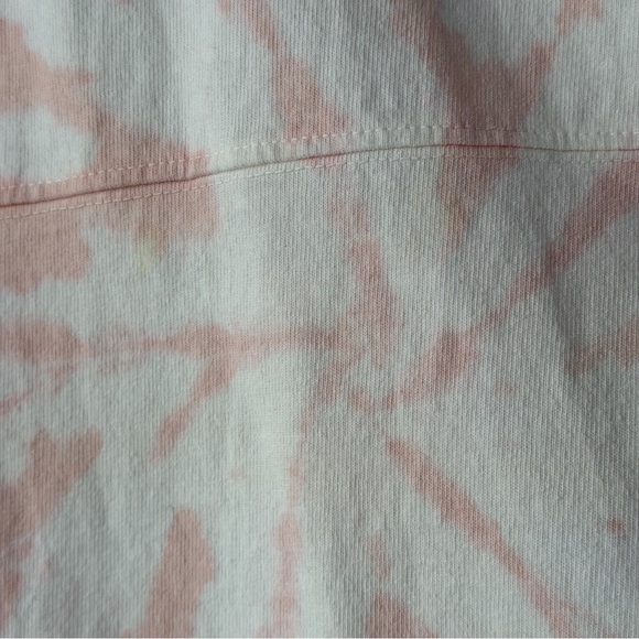 Disney Pink/White Long Sleeve Spirit Jersey Gold Sparkle Print Size Medium READ - Picture 12 of 13